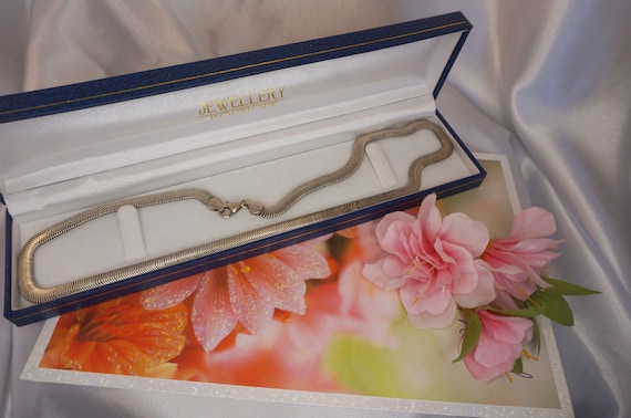 Large silver chain, heavy solid silver chain 22,5… - image 1