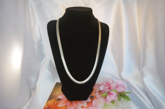 Large silver chain, heavy solid silver chain 22,5… - image 2