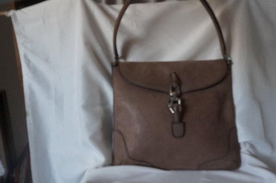 Genuine Leatherbag,  shoulder bag, brown bag with… - image 1