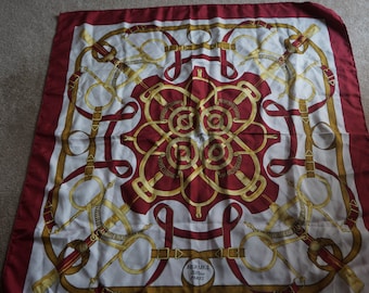 Free DHL EXPRESS Authentic Hermes “bonsai” Silk Scarf (34