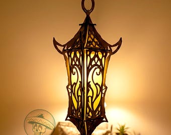 Nordic Lantern Laser Cut File LED Candle Holder 3mm Plywood Assembly Guide