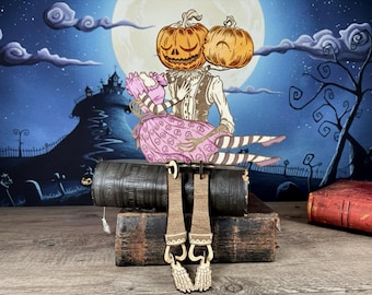 Pumpkin Love Couple Laser Cut File Plywood 3mm Svg Dxf Xcs Ai Ibrn Lightburn