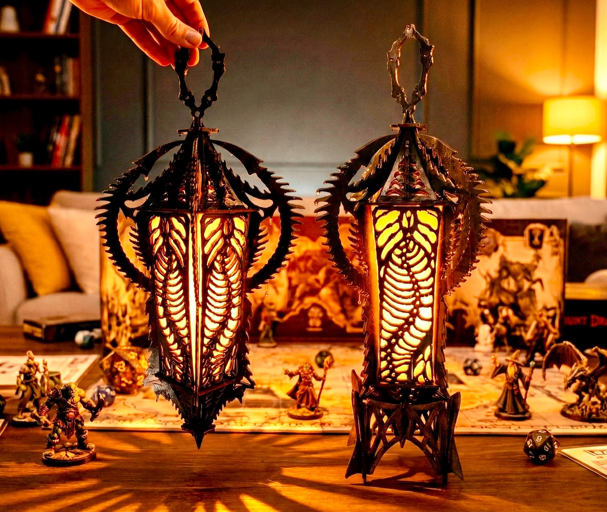 Alien Hive Lantern Laser Cut File Sci-fi & Fantasy Spooky Tabletop RPG ...