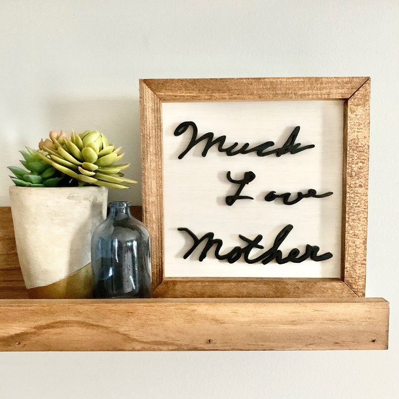 8x8 Handwritten Sign | Etsy