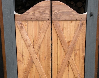 Rustic Wooden Saloon Doors Etsy