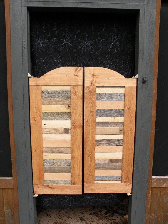Rustic Western Barn Wood Swinging Saloon Cafe Doors Bar Pub Decor W Custom Sizes Half Door