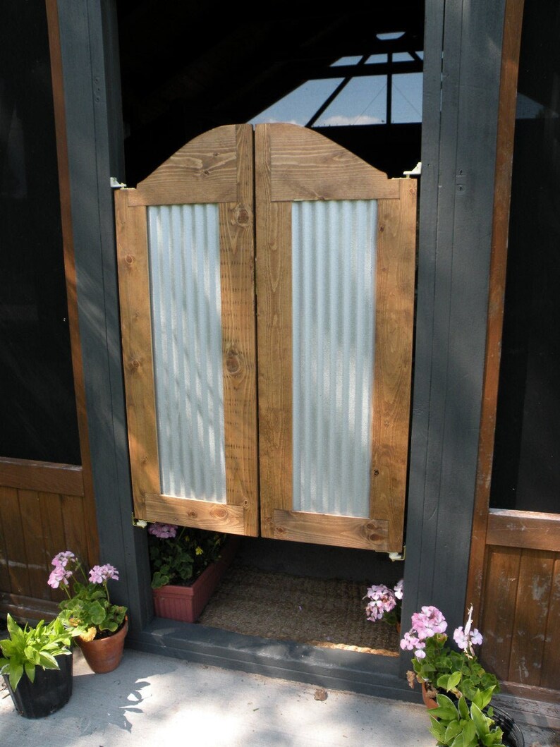 Rustic Western Swinging Saloon Cafe Doors Bar Pub Decor W Etsy