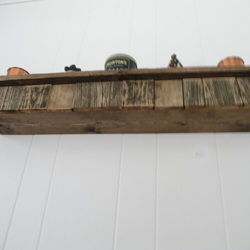 Reclaimed Rustic Wood Floating Fireplace Shelf Mantle Beam Custom Sizes shops