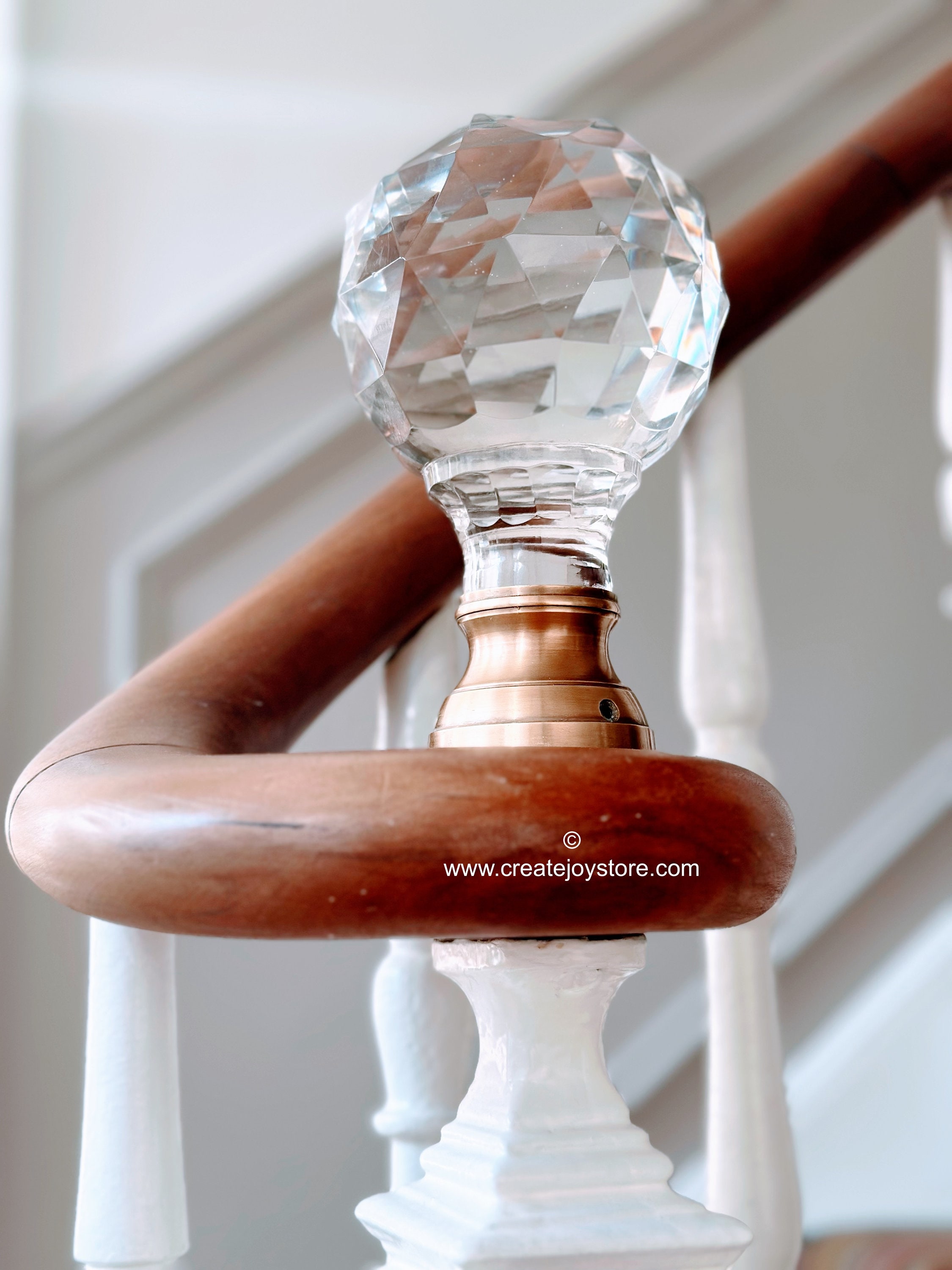 Crystal Glass Finial - Etsy