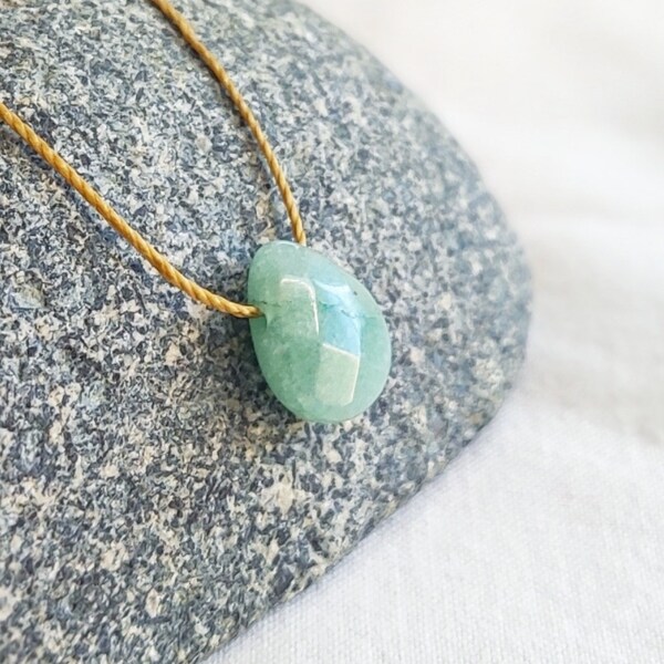 SAN CLEMENTE - handmade healing stone necklace, unique gift for her, minimalist jewelry, chokers for women, boho fashion, wedding jewelry