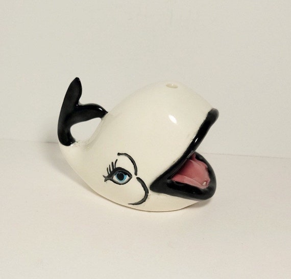 Figurines & Knick Knacks Vintage Mid Century Ceramic Whale Tobacco