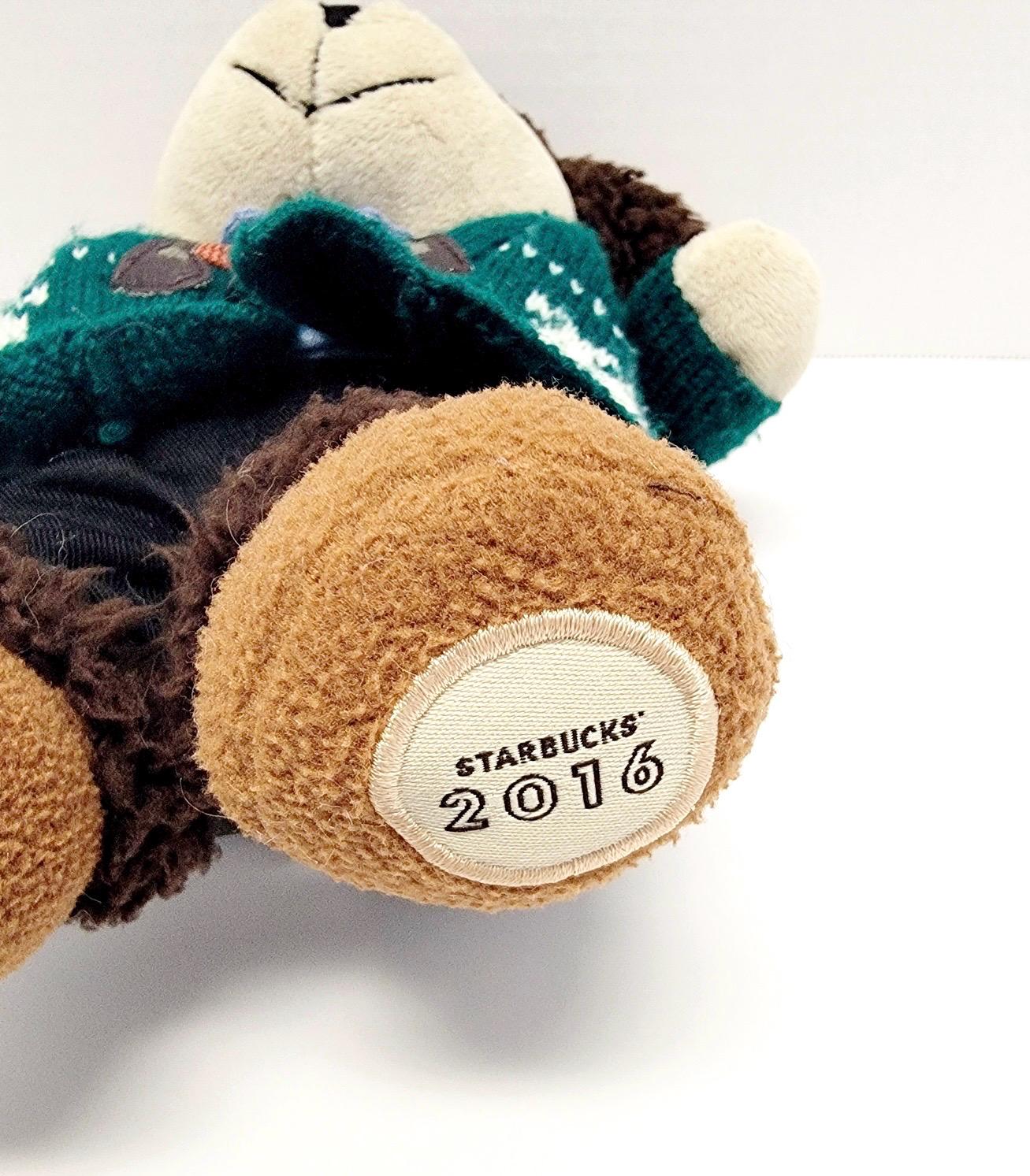 Starbucks Holiday Bearista Bear ぬいぐるみ Authentic with tag Starbucks China New Christmas Holiday