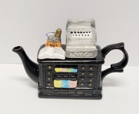 Vintage ENTCO Sales Register Teapot/mini Teapot/tiny Teapot