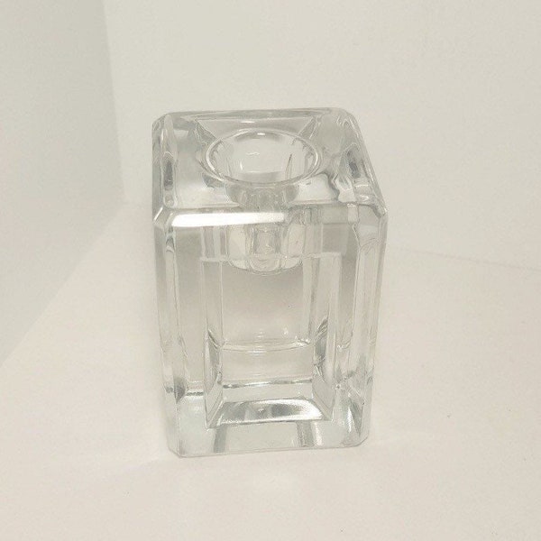 Clear Candle Holder - Etsy