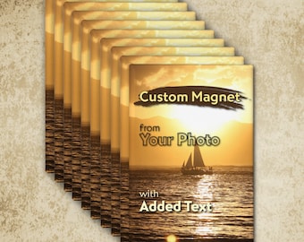 Bulk Magnets Custom | 1.75x2.75 Rectangle | Wedding Favor | Business Logo