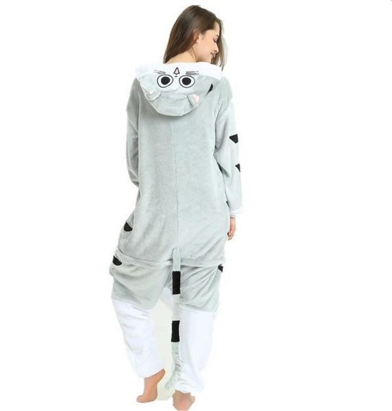 Einteiler Faultier Onesie Jumpsuit Overall Kostüm oder Pyjama Unisex Tierkostüm 
