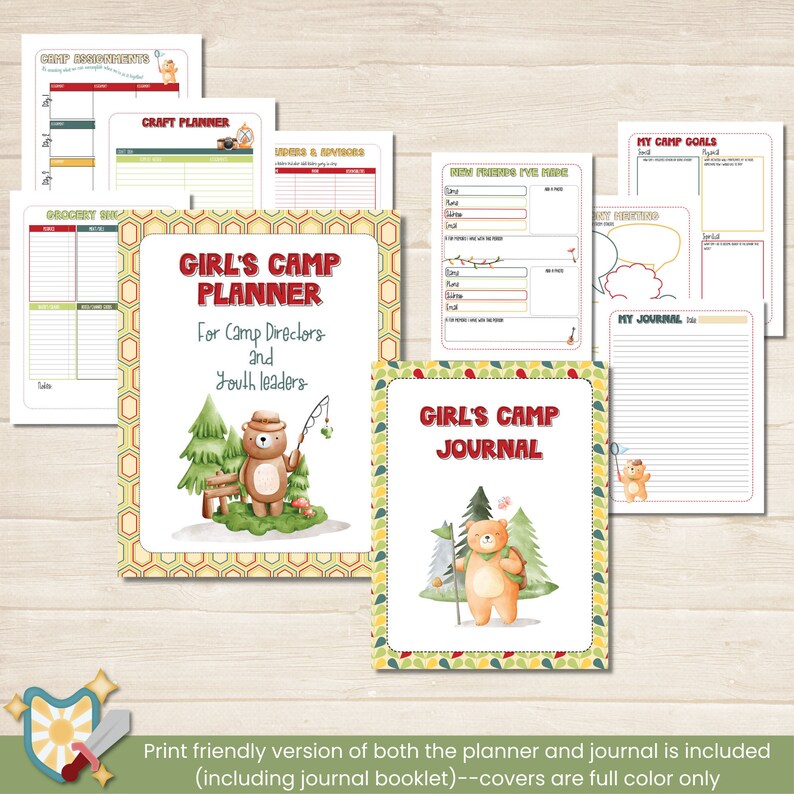 Girl's Camp Planner Bundle, LDS Young Women, Camp Director Planner ...