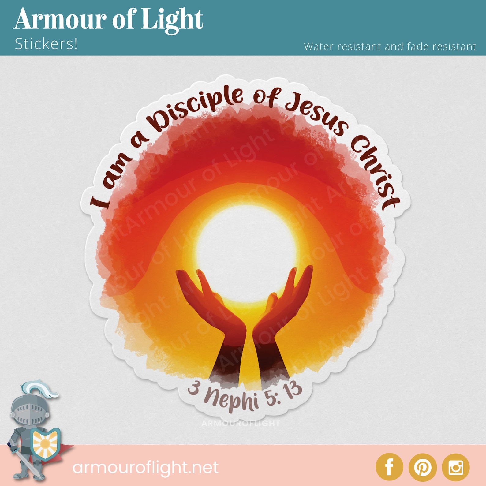 2024 LDS Youth Theme Scripture Sticker, Book of Mormon Quote, Young Womens Stickers, Missionary