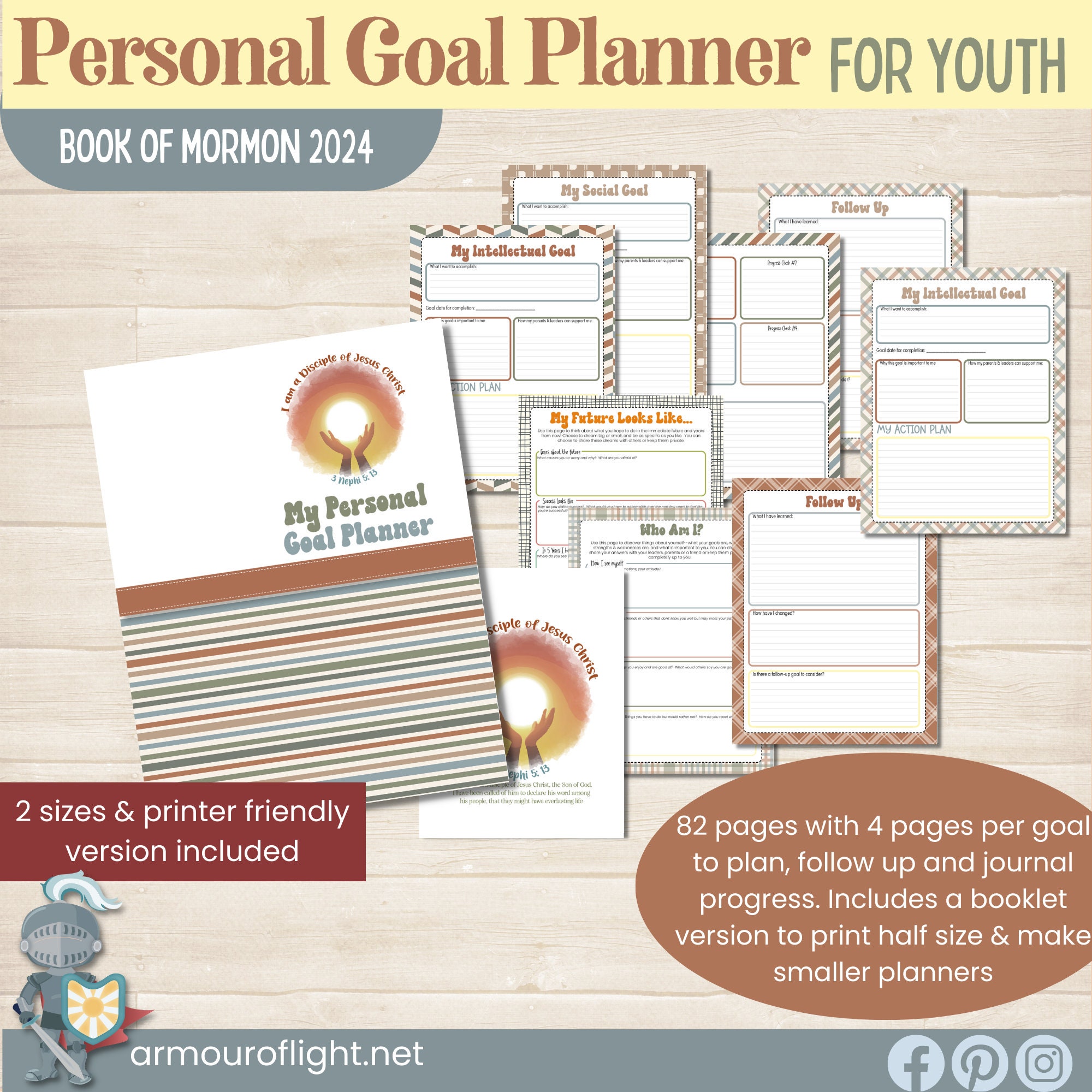 LDS Youth Goal Planner 2024 Children - Il Fullxfull.5532365823 87ui 