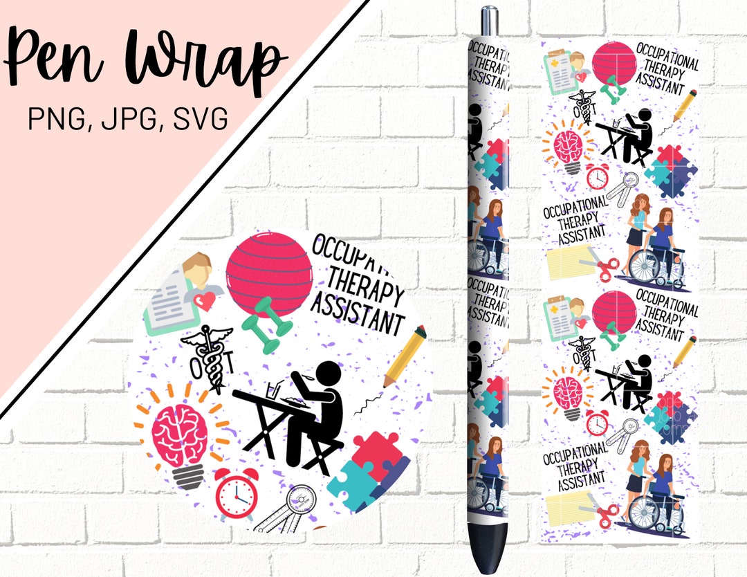 Occupational Therapy Assistant Pen Wrap, Occupational Therapy Pen Wrap