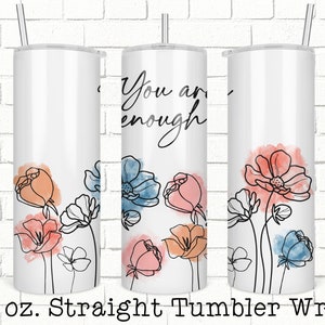 Christian Tumbler Wrap, Religious Tumbler Wrap, Faith Tumbler Wrap, 20oz Skinny Straight Tumbler Design for Sublimation, Full Tumbler Wrap