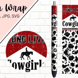 Country Western Pen Wrap, Cowboy Pen Wrap, Desert Pen Wrap, Southern Pen Wrap, Cowhide Inkjoy Pen Wrap, Cowgirl Pen Wrap, Pen Wrap PNG