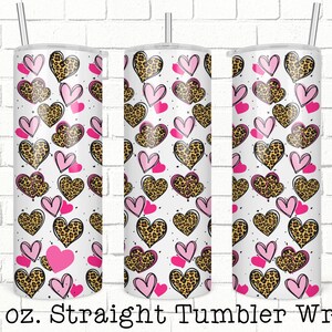 Cheetah Print Tumbler Wrap, Valentines Tumbler Wrap, Best Sublimation Downloads, Sublimation Tumbler Designs, Tumbler Sublimation Designs