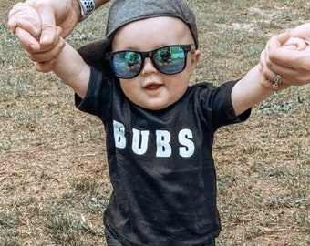 Bubs Boys and Girls Graphic Tshirt, Toddler Clothes, Baby Clothes, Simple Boys and Girls Clothes, Trendy Shirt