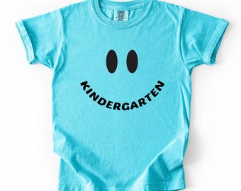 Grade shirt with smiley, Teacher Outfit, Teacher Shirt First Day of School shirt, Girls Shirt, Womens Shirt, Back to School,First Day Outfit