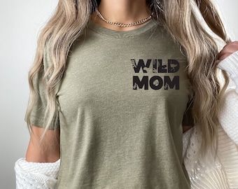 Wild Mom Shirt, Two Wild Mom Shirt, Womens Shirt, Mom Outfit, Two Wild Party Shirt, Second Birthday, Matching Shirts