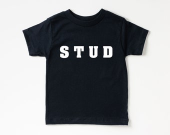 Stud Boys Tshirt, Toddler Clothes, Baby Clothes, Simple Boys and Girls Clothes, Trendy Shirt, Boys Clothes, Toddler Clothes, Toddler Shirt