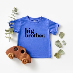 Big Brother Shirt, Toddler Clothes, big Bro shirt , Boys Clothes, Toddler Boys Shirt, Boy Shirt, Pregnancy Announcement, Sibling Shirt image 1