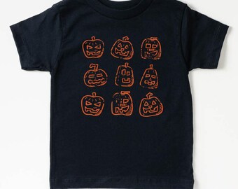 Distressed pumpkins shirt, Halloween Tshirt, 2nd Birthday party Tshirt, Toddler Halloween Outfit, Kids Halloween Outfit, Halloween Birthday