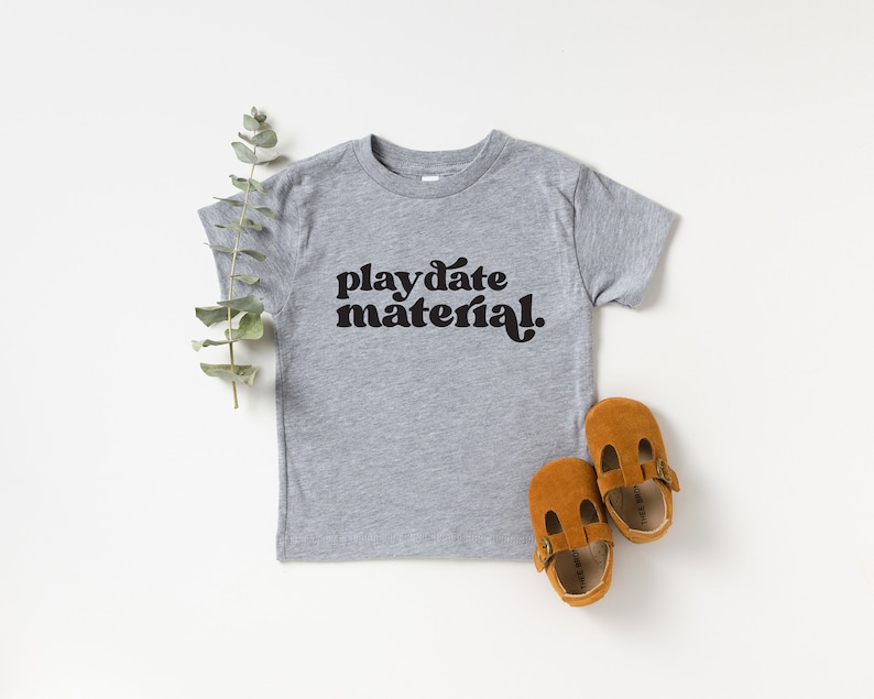 Playdate Material Boys Shirt Toddler Clothes Simple Boys and Girls Clothes Baby Clothes Toddler Clothes Boys Clothes Toddler Shirt