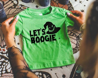 Let's Boogie shirt, Halloween shirt, Disney Tshirt, Toddler Halloween Outfit, Kids Halloween Disney Outfit, Nightmare before Christmas Shirt