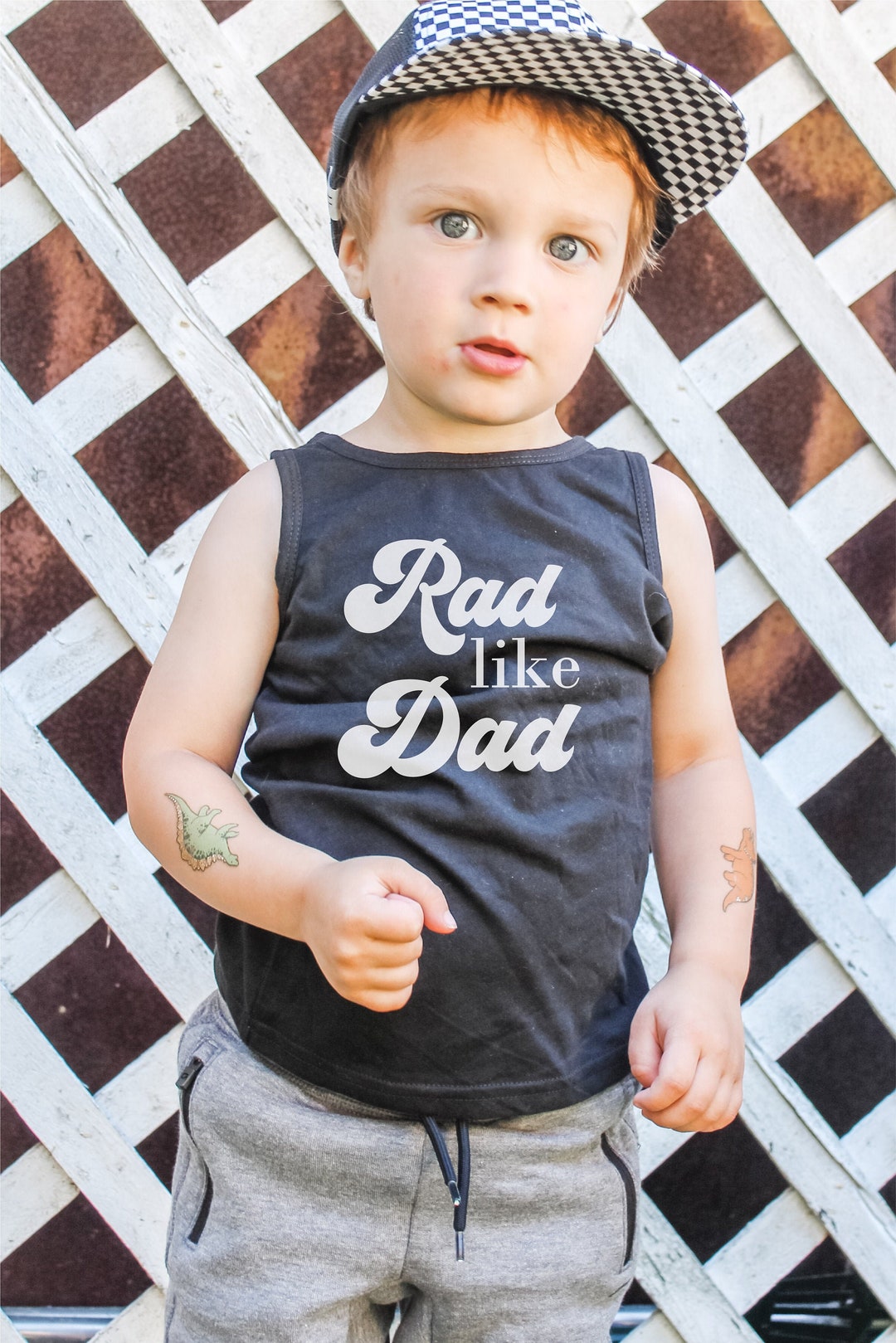 Rad Like Dad Tank Top/tshirt for Toddlers and Infants Boho - Etsy