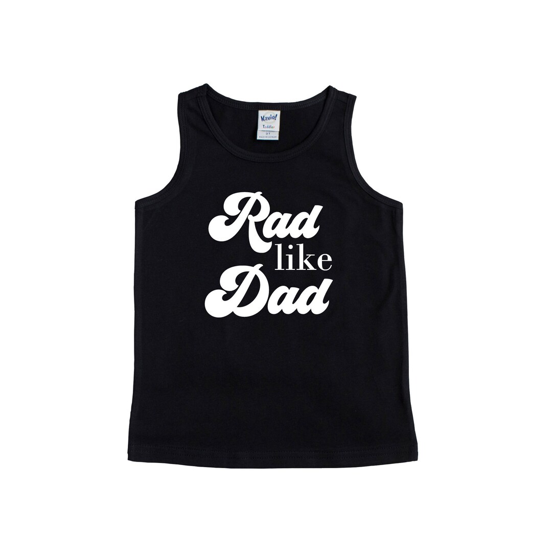 Rad Like Dad Tank Top/tshirt for Toddlers and Infants Boho - Etsy
