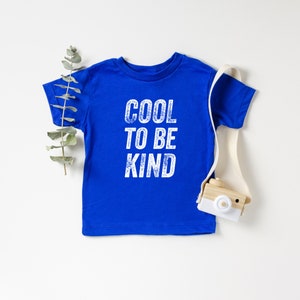 Cool to be Kind Shirt, Toddler Clothes, Back to school shirt, Simple Boys and Girls Clothes, Boys Clothes, Back to School Outfit image 2