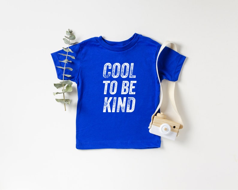 Cool to be Kind Shirt, Toddler Clothes, Back to school shirt, Simple Boys and Girls Clothes, Boys Clothes, Back to School Outfit image 2