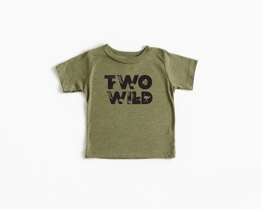 Two Wild Shirt Toddler Clothes Baby Clothes Simple Boys and - Etsy