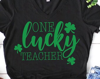Download Lucky Teacher Svg Etsy
