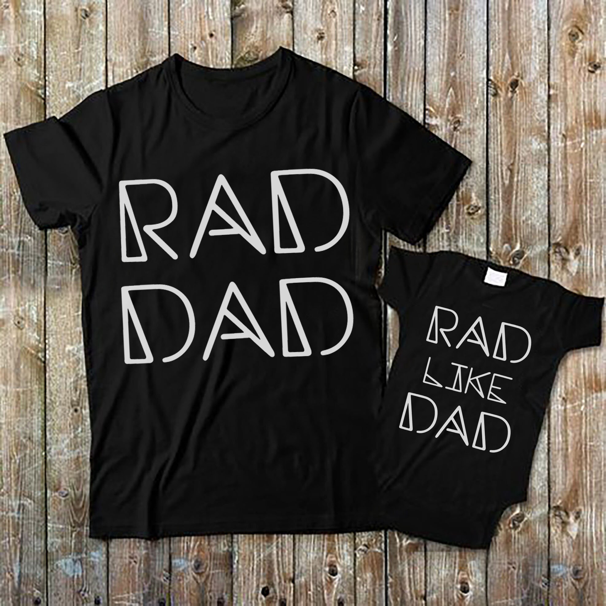 Download Rad Dad Svg Rad Like Dad Svg Pere Et Fils Shirt Svg Papa Et Etsy