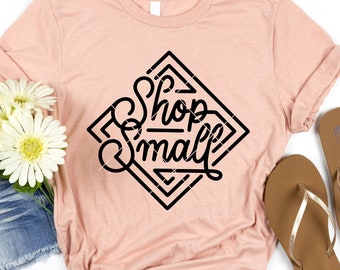 Shop Small SVG | Support Local Business PNG DXF (Digital Download)