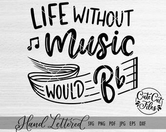 Download Free Music Is Life Svg Etsy PSD Mockup Template