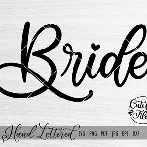 Braut SVG PNG DXF | Braut Schnittdatei | Braut Clipart | Hochzeit Schnittdatei | BrautHerz svg | Hochzeitssvg | Heiraten svg