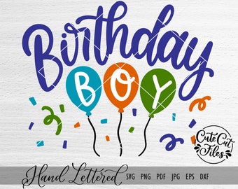 誕生日の男の子 SVG PNG DXF | 誕生日バンドル svg | 誕生日おめでとう svg | 誕生日カットファイル | 誕生日シャツ svg | 男の子の誕生日カットファイル