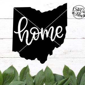 Ohio Home SVG PNG DXF | Ohio Cutout svg | Ohio Clipart | Ohio Silhouette | Ohio State svg | Ohio Cricut