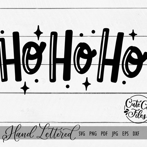 HoHoHo SVG PNG | Ho Ho Ho Christmas svg | Santa SVG | Holiday svg | Santa Claus Cut File