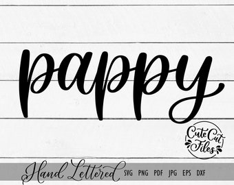 Pappy SVG PNG | Pappy Cut File | Pappy Shirt svg | Grandpa SVG | Grandpa Cut File