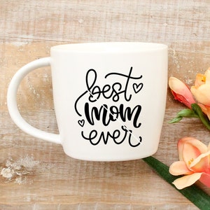 Melhor mãe de todos os tempos SVG PNG DXF | Arquivo de corte da melhor mãe do mundo | Mamãe svg | Dia das Mães svg | As mães são as melhores svg | Melhor mãe de todos os tempos Clipart